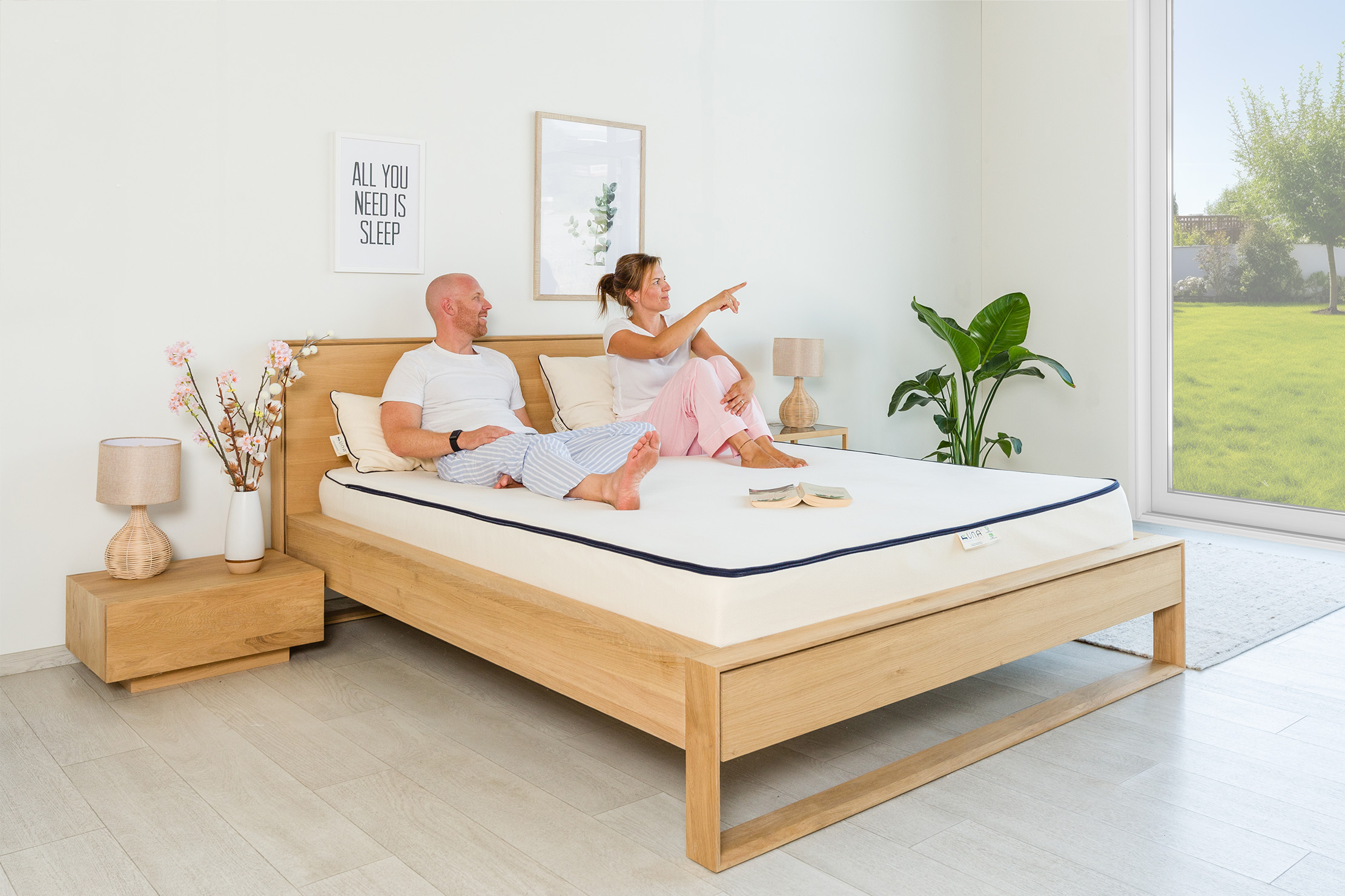organic latex mattress natural una essential two